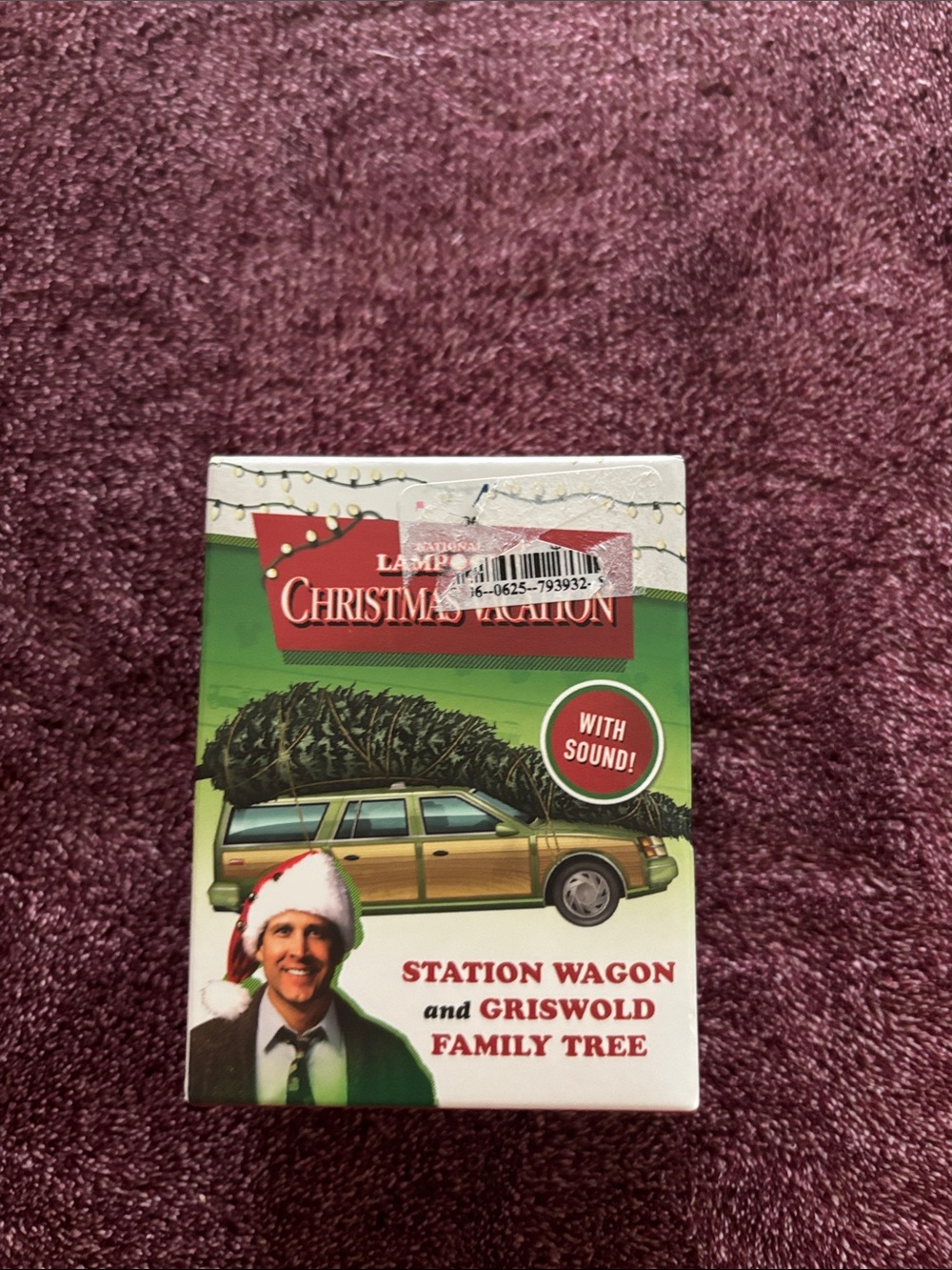 Christmas Vacation Station Wagon and Griswold Family Tree Sound Ornament - Green